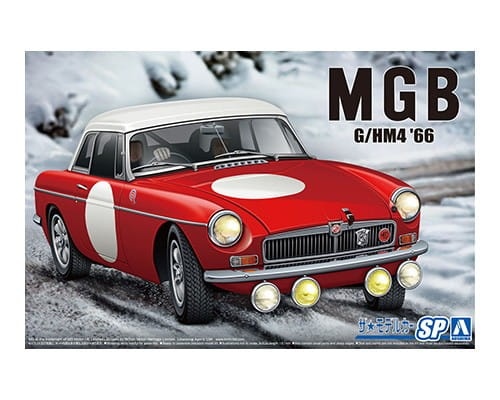 Zdjęcie główne produktu MGB BLMC G/HM4 Club Rally '66 1:24 Aoshima 061268