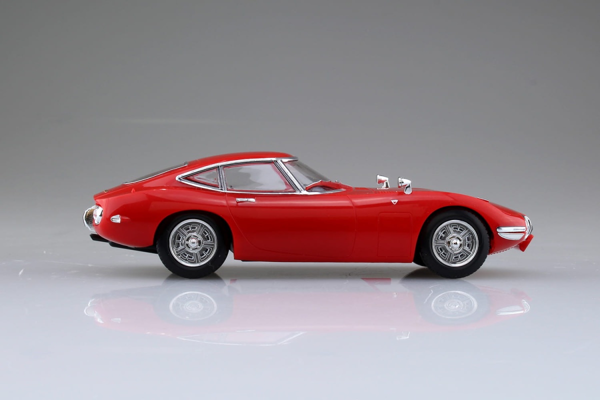 Zdjęcie dodatkowe produktu Toyota 2000GT (Solar Red) 1:32 Aoshima 056288