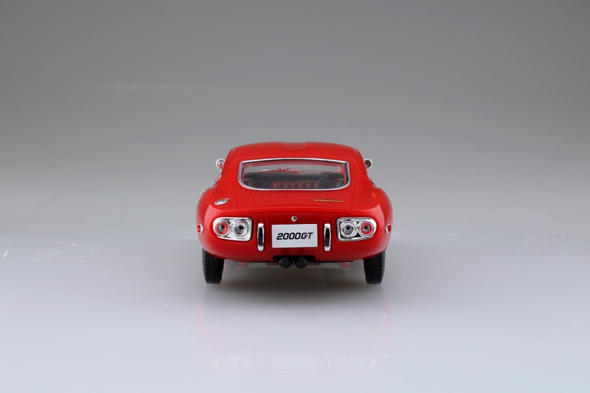 Zdjęcie dodatkowe produktu Toyota 2000GT (Solar Red) 1:32 Aoshima 056288