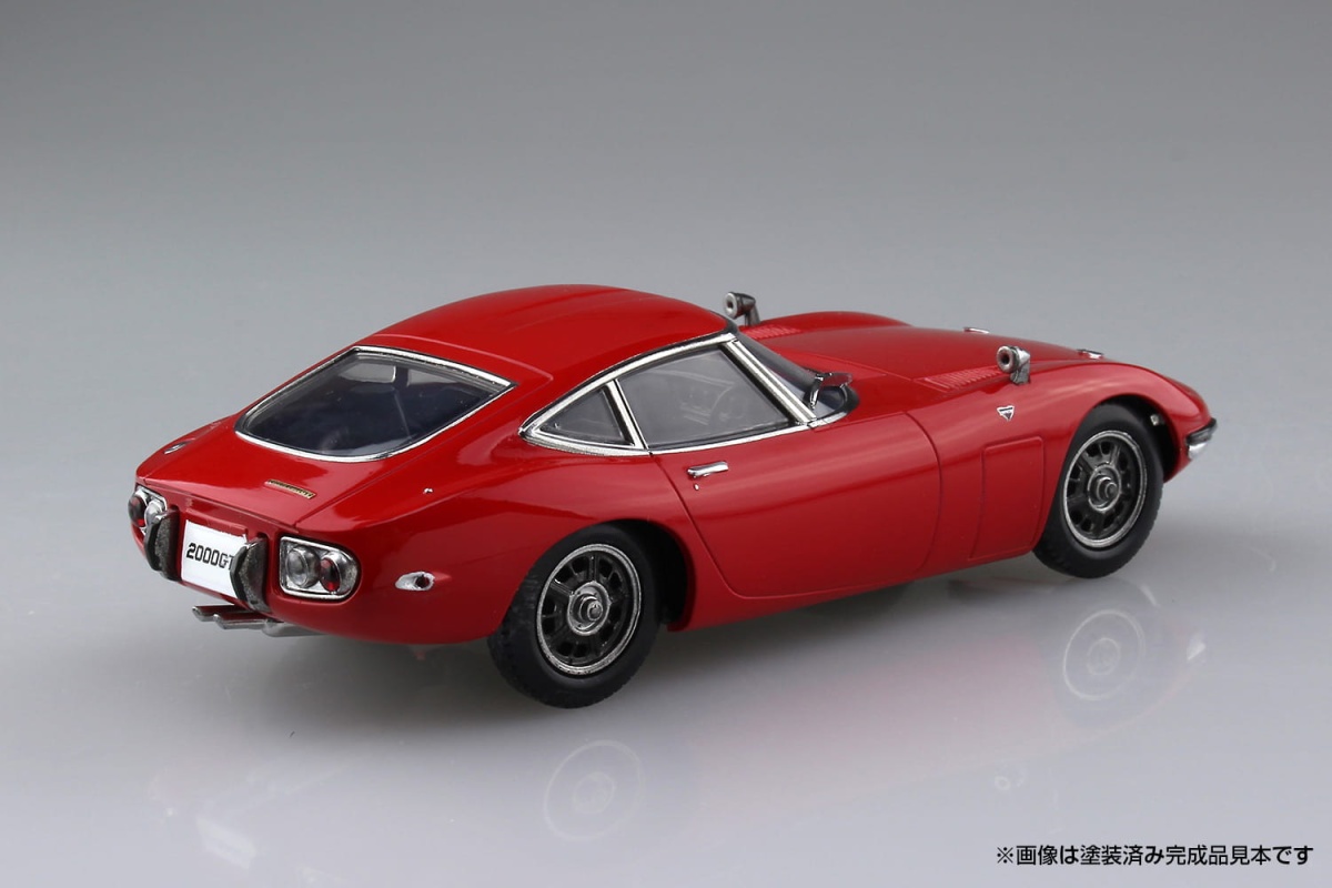 Zdjęcie dodatkowe produktu Toyota 2000GT (Solar Red) 1:32 Aoshima 056288
