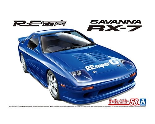 Zdjęcie główne produktu Mazda RX-7 (FC3S) RE AMEMIYA '89 1:24 Aoshima 062074