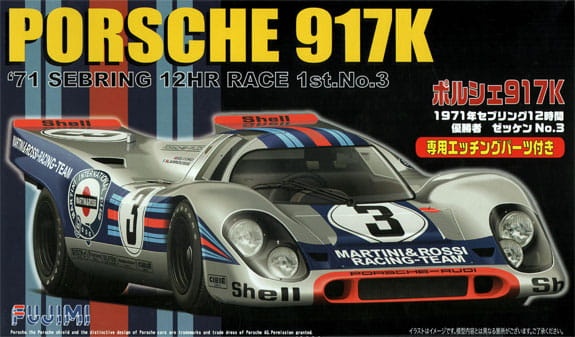 Zdjęcie główne produktu Porsche 917K '71 Sebring 12hr Race 1:24 Fujimi 123882