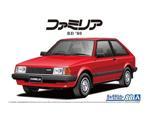 Mazda Familia BD XG `80 1:24 Aoshima 062715