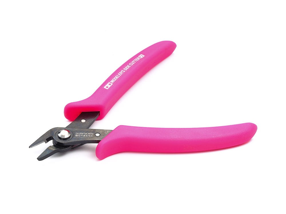Zdjęcie główne produktu Cążki boczne modelarskie różowe Tamiya 69942 Side Cutter Rose Pink