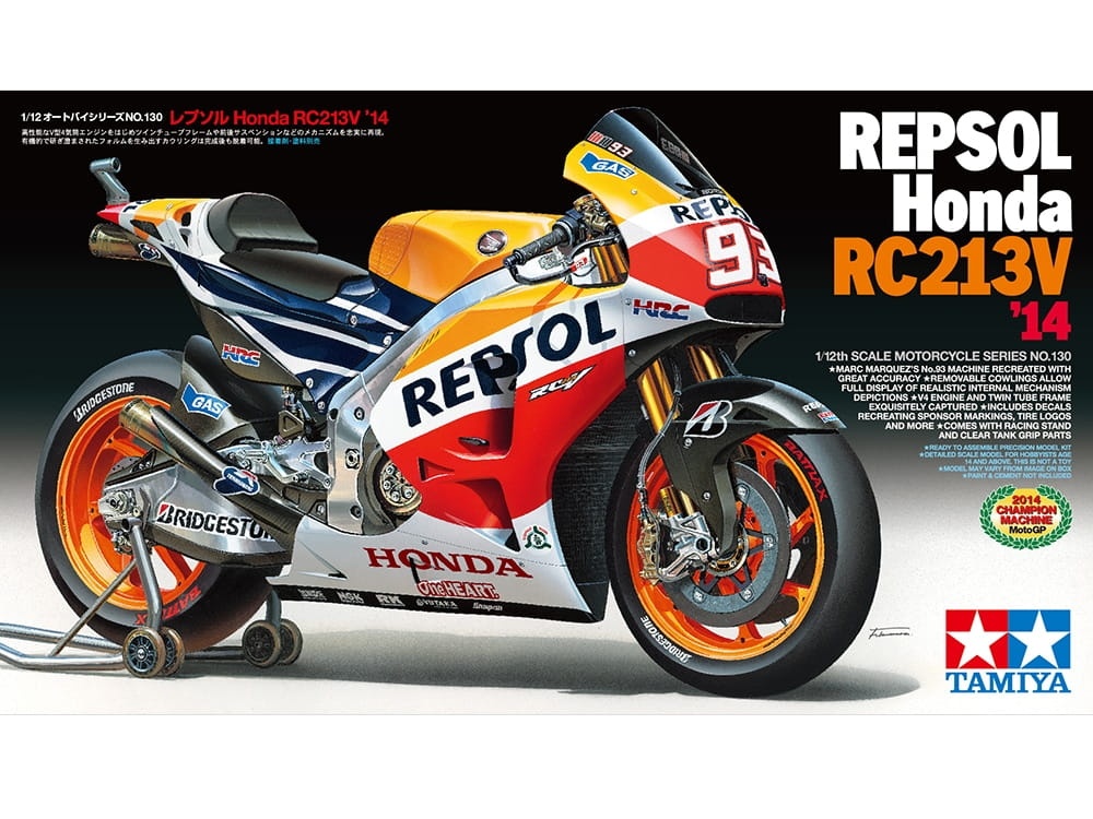 Zdjęcie dodatkowe produktu Honda RC213V Respol '14 1:12 Tamiya 14130