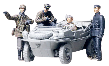 Zdjęcie główne produktu Panzer Division "Frontline Reconnaissance Team" 1:35 Tamiya 35253