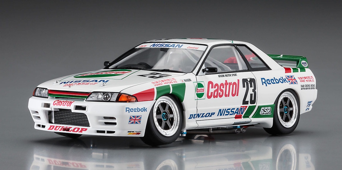 Zdjęcie dodatkowe produktu Nissan Skyline R32 GT-R (1990 Macau Winner) 1:24 Hasegawa 20581