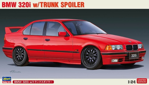 BMW 320i E36 with spoiler 1:24 Hasegawa 20592