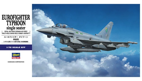 Eurofighter Typhoon (single seater) 1:72 Hasegawa E40