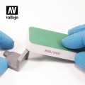 Zdjęcie dodatkowe produktu Pilniki modelarskie 60/100, 240/400, 600/1000 (80x30x12mm) Vallejo T04004