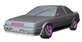 Zdjęcie dodatkowe produktu Toyota Corolla Levin AE92 ADVAN 1:24 Hasegawa HC37