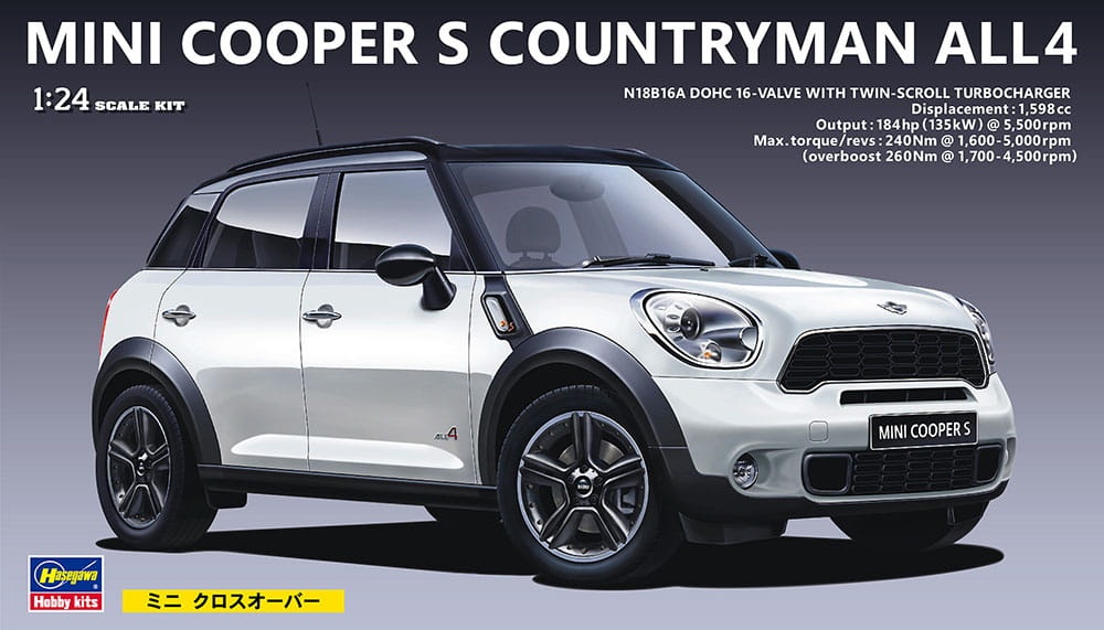 Zdjęcie główne produktu Mini Cooper S Countryman ALL4 1:24 Hasegawa CD21