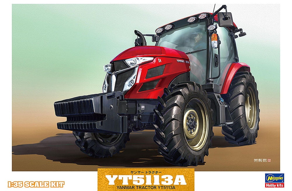 Zdjęcie główne produktu Traktor Yanmar YT5113A 1:35 Hasegawa WM05