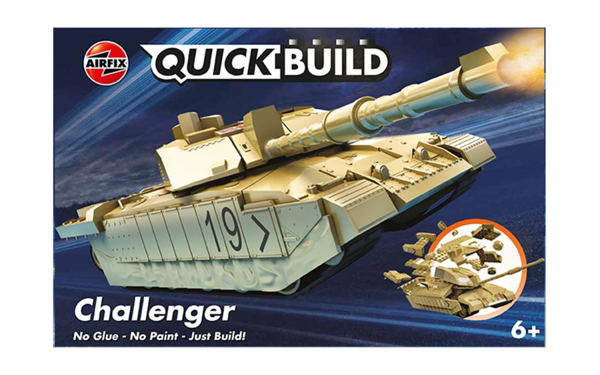 Zdjęcie główne produktu Challenger Tank Desert QUICKBUILD Airfix J6010 (klocki)
