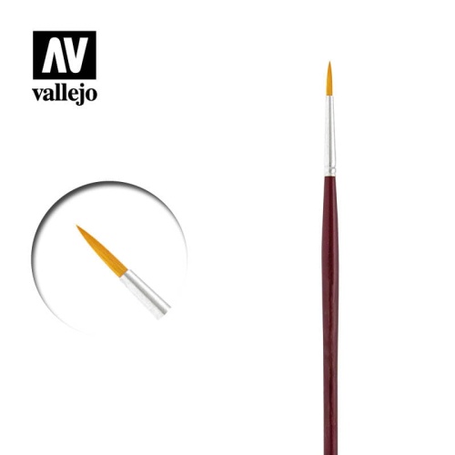 Vallejo synthetic round brush 3 P54003