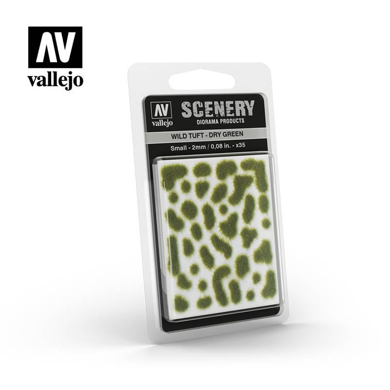 Zdjęcie główne produktu Wild Tuft – Dry Green (2mm, 35szt) Vallejo SC401