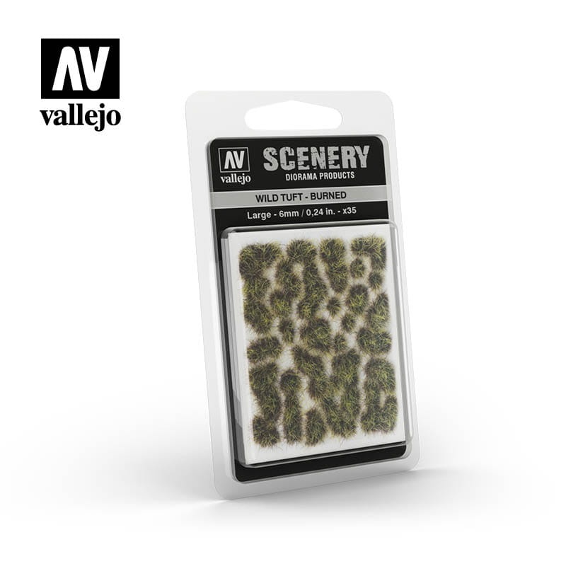 Zdjęcie główne produktu Wild Tuft – Burned (6mm, 35szt) Vallejo SC414