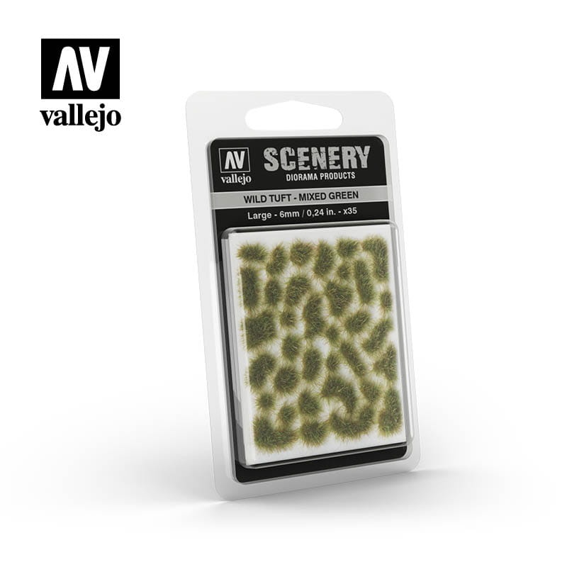 Zdjęcie główne produktu Wild Tuft - Mixed Green (6mm, 35szt) Vallejo SC416