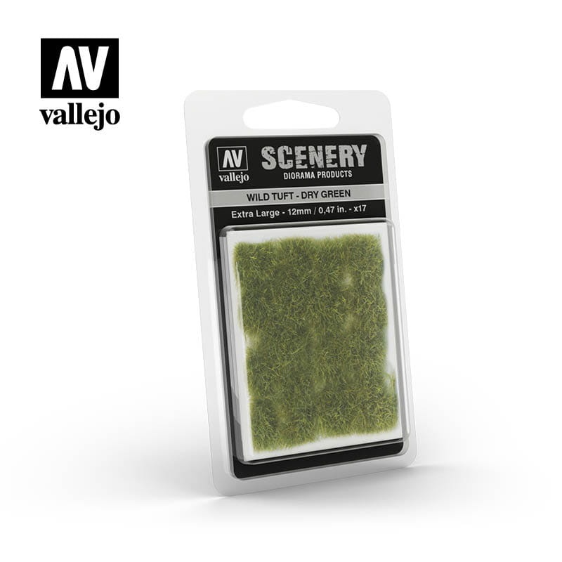 Zdjęcie główne produktu Wild Tuft – Dry Green (12mm, 17szt) Vallejo SC424
