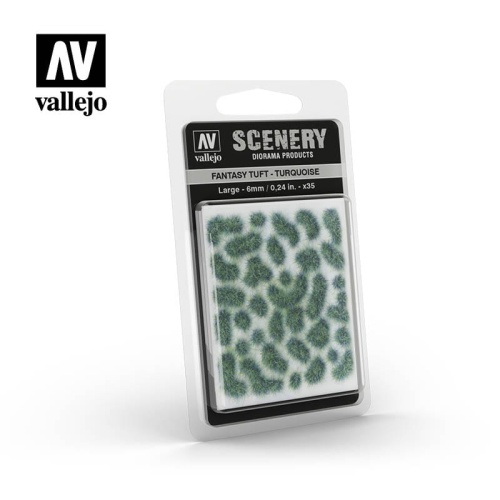 Fantasy Tuft - Turquoise (6mm, 35pcs) Vallejo SC432