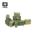 Zdjęcie główne produktu Large Ammo Boxes 12,7mm 1:35 Vallejo SC221