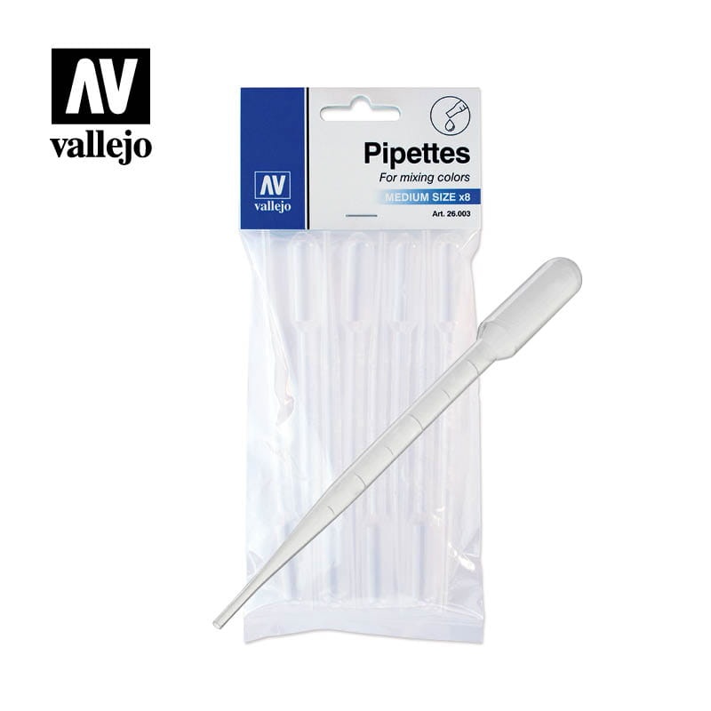 Zdjęcie główne produktu Pipety 3ml (8szt) Vallejo 26003