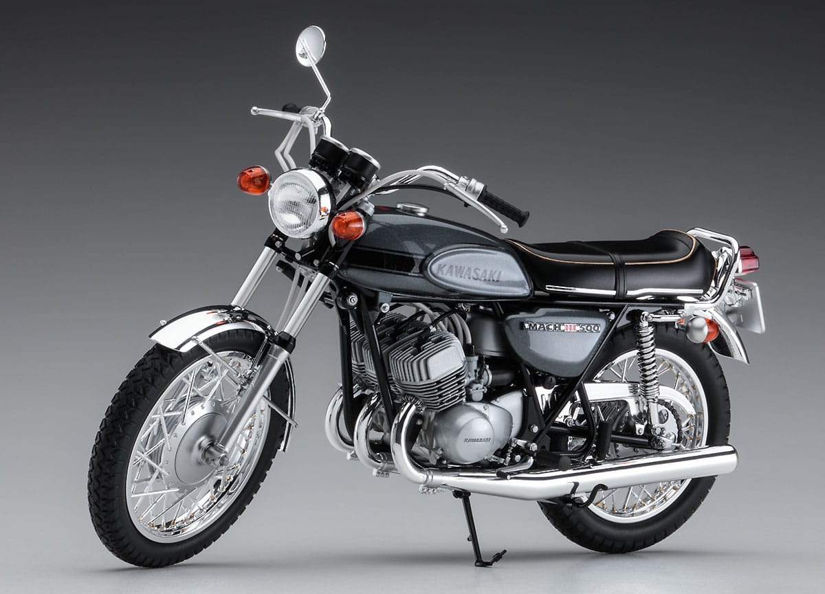 Zdjęcie dodatkowe produktu Kawasaki 500-SS/MACH III (H1) 1:12 Hasegawa BK10