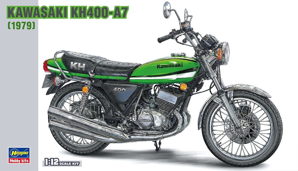 Zdjęcie główne produktu Kawasaki KH400-A7 1:12 Hasegawa BK6
