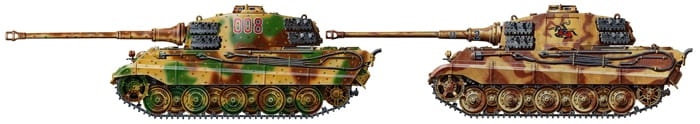 Zdjęcie dodatkowe produktu King Tiger (Production Turret) 1:48 Tamiya 32536