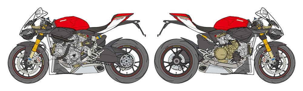 Zdjęcie dodatkowe produktu Ducati 1199 Panigale S Tricolore 1:12 Tamiya 14132