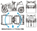 Zdjęcie dodatkowe produktu Hitachi ZC50C-5 Vibratory Combined Roller 1:35 Hasegawa WM02