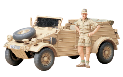 Zdjęcie główne produktu German Kubelwagen Type 82 (Africa-Corps) 1:35 Tamiya 35238
