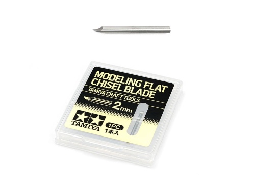 Flat Chisel 2mm Tamiya 74143 Modeling Blade (Flat Chisel 2mm)