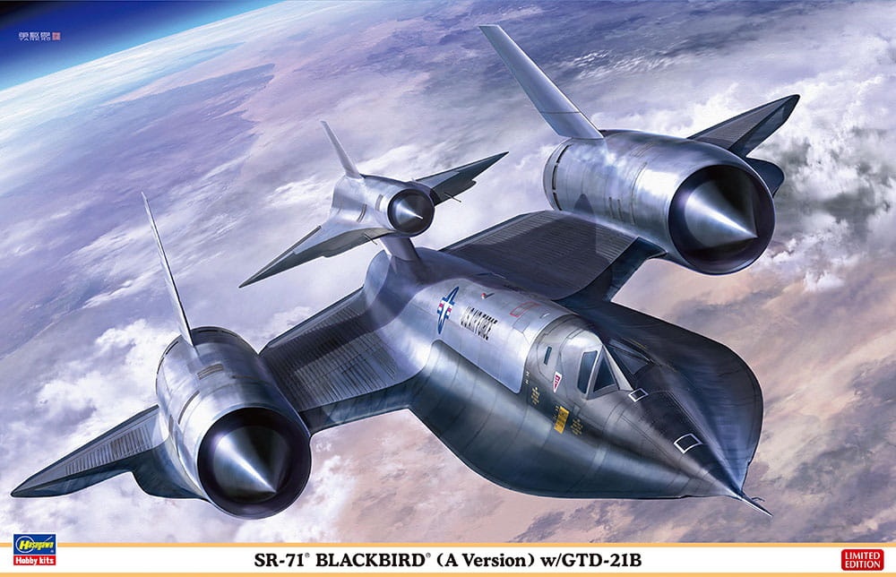 Zdjęcie główne produktu SR-71 Blackbird (A Version) w/GTD-21B 1:72 Hasegawa 02395