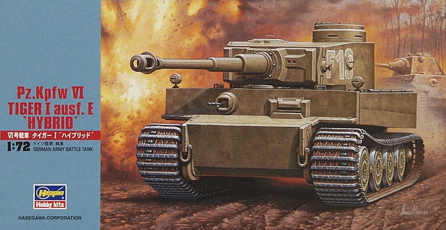 Zdjęcie główne produktu Pz.Kpfw. VI Tiger I ausf. E Hybrid 1:72 Hasegawa MT55