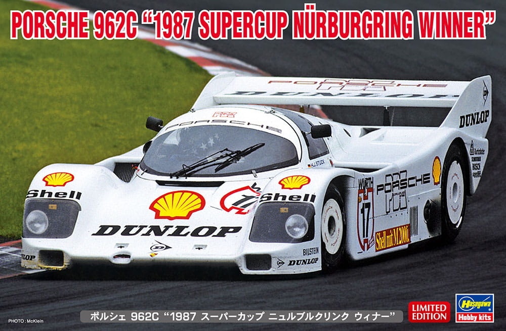 Zdjęcie główne produktu Porsche 962C (Nurburgring 1987) 1:24 Hasegawa 20603