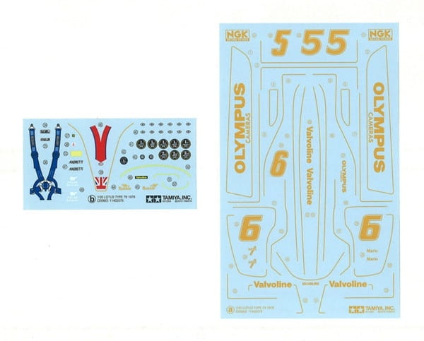 Zdjęcie dodatkowe produktu Lotus Type 79 1978 1:20 Tamiya 20060