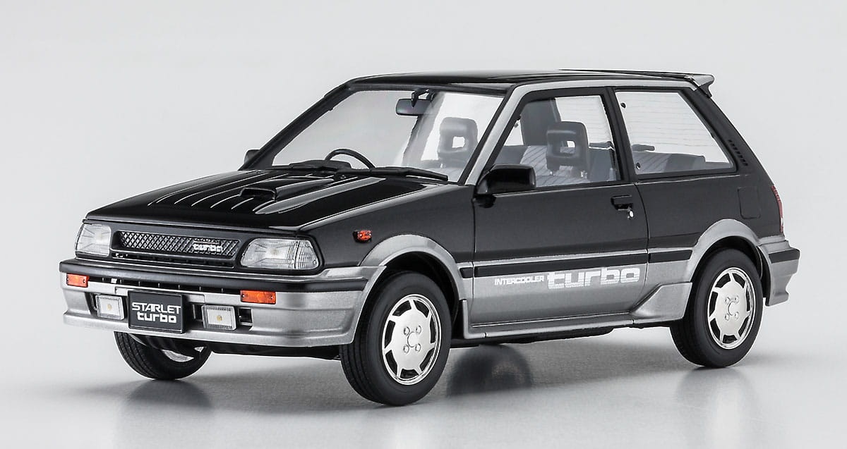 Zdjęcie dodatkowe produktu Toyota Starlet EP71 Turbo S (1987) 1:24 Hasegawa 20559