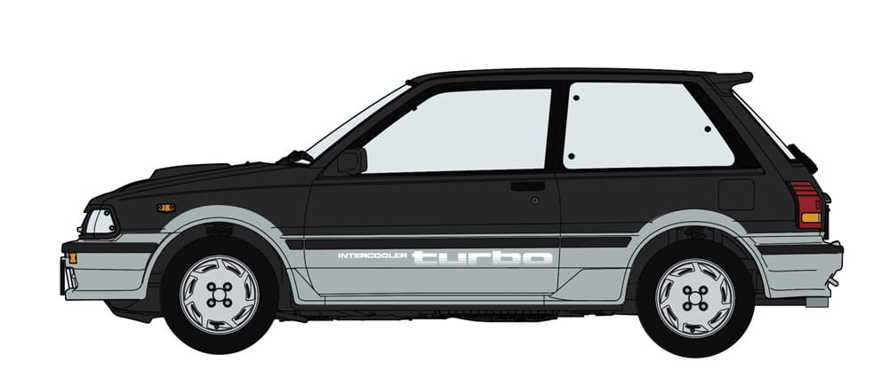 Zdjęcie dodatkowe produktu Toyota Starlet EP71 Turbo S (1987) 1:24 Hasegawa 20559