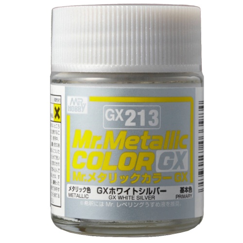 Mr. Hobby GX-213 GX White Silver Mr. Metallic Color GX213
