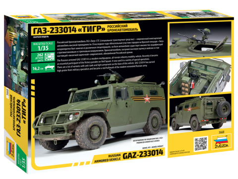 Zdjęcie dodatkowe produktu GAZ-233014 Tiger 1:35 Zvezda 3668
