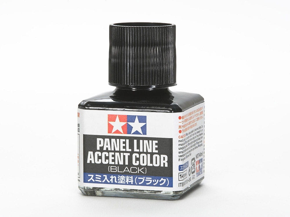 Zdjęcie główne produktu Panel Line Accent Color (Black) 40ml Tamiya 87131