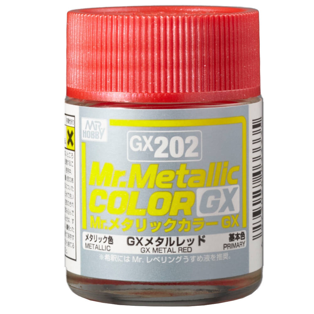 Zdjęcie główne produktu Mr. Hobby GX-202 GX Metal Red Mr. Metallic Color GX202