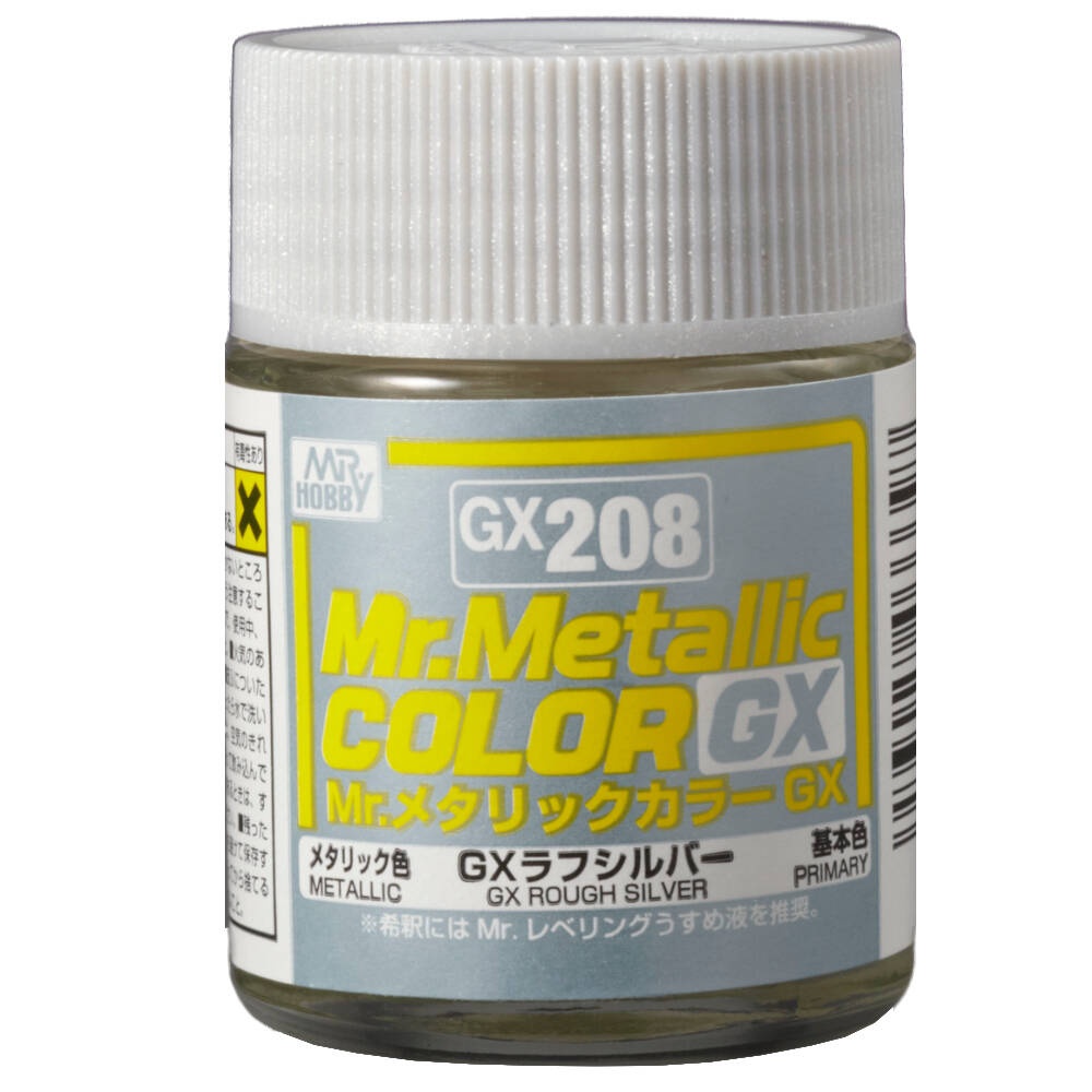 Zdjęcie główne produktu Mr. Hobby GX-208 GX Rough Silver Mr. Metallic Color GX208