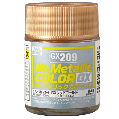 Mr. Hobby GX-209 GX Red Gold Mr. Metallic Color GX209