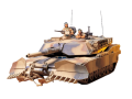Zdjęcie główne produktu M1A1 Abrams with Mine Plow 1:35 Tamiya 35158