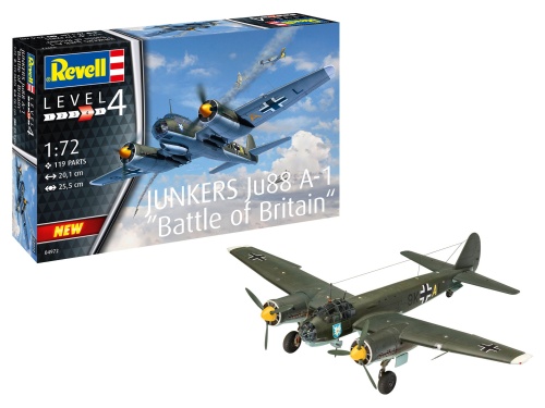 Junkers Ju 88 A-1 Battle of Britain 1:72 Revell 04972