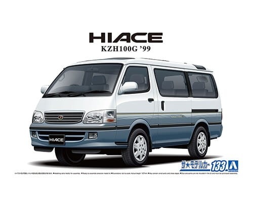 Toyota KZH100G Hiace Super Custom G `99 1:24 Aoshima 062746