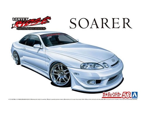 Zdjęcie główne produktu Toyota Soarer (VERTEX JZZ30) '96 1:24 Aoshima 061336