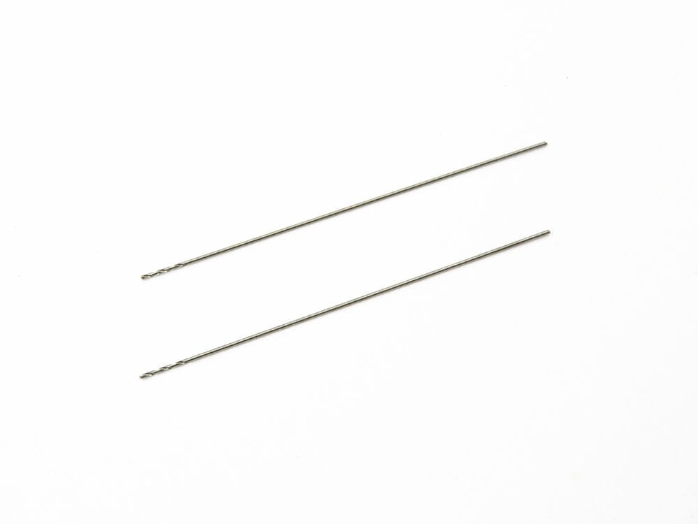 Zdjęcie główne produktu Fine Drill Bit (0.2mm, 2szt) Tamiya 74090